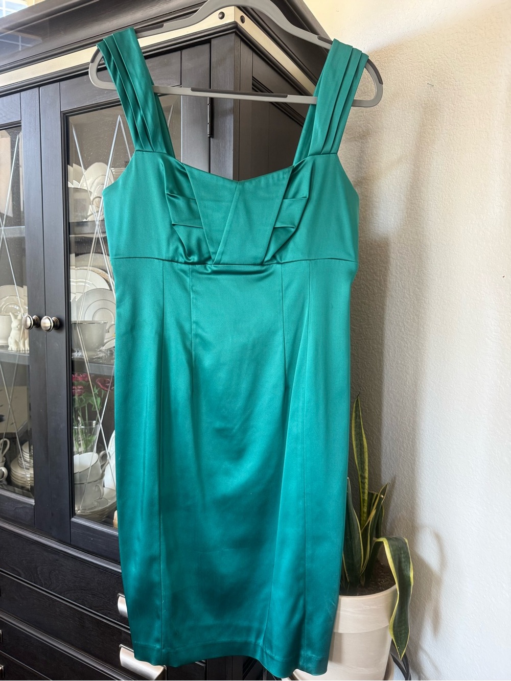 Calvin Klein Emerald Green Midi Dress